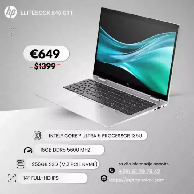 HP Elitebook 840 G11 premium laptop