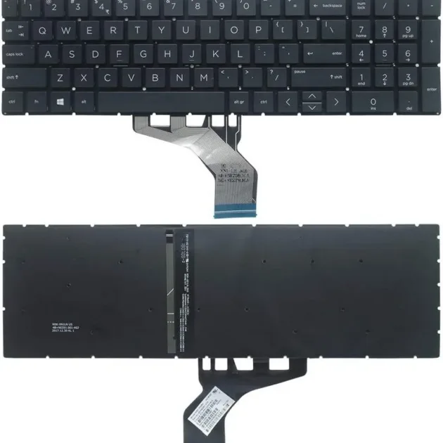 Tastatura za laptop HP 15-DW 15-DU serije sa pozadisnkim osvetljenjem crna