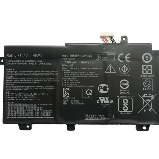 Baterija za laptop ASUS TUF Gaming FX504 FX505 FX80 Gaming A15 FA506 series