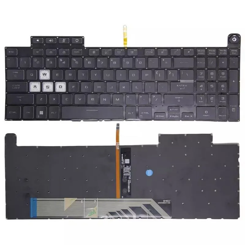 Tastatura za laptop Asus TUF Gaming A15 F15 FA507 FX507 mali enter sa pozadinskim osvetljenjem