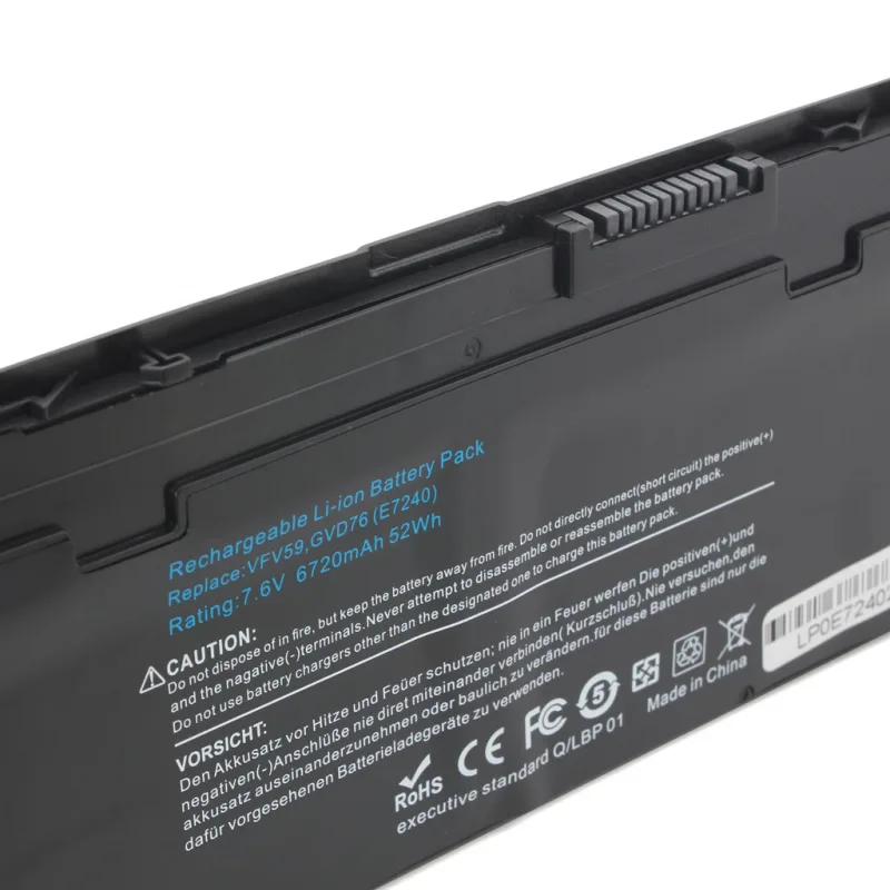 Baterija za laptop Dell E7240 7.6V 52WH HQ2200 - Image 3