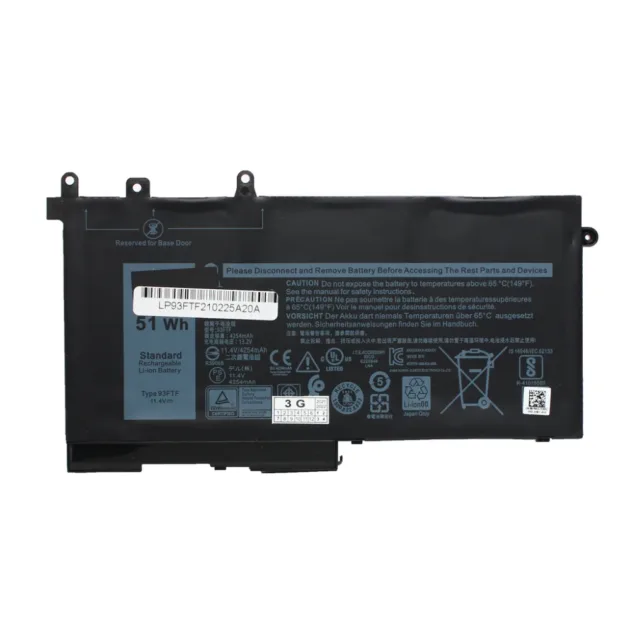 Baterija za laptop Dell Latitude E5280, E5580, E5590 93FTF
