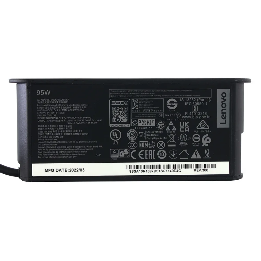 Punjac za laptop Lenovo Type C 20V 4.75A 95W HQ - Image 4