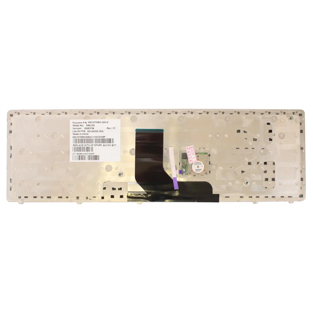 Tastatura za laptop HP 8560p Veliki Enter sivi frame sa misem - Image 5