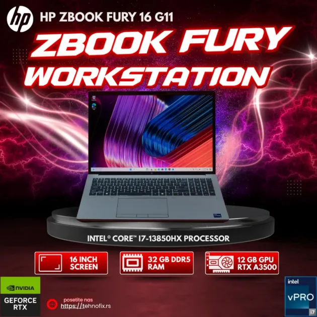 HP ZBook Fury 16 G11 RTX3500