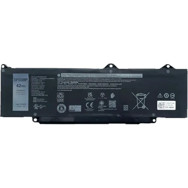 Baterija za laptop DELL Latitude 3340 5340 Latitude 3340 5340 2-in-1 Series 42wh